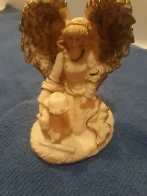 Angel Figurine Vintage K's Collection Angel Comforting  Child  After  Ball  Game • $10.97