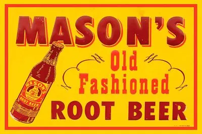 Mason's Root Beer Metal Advertising Sign • $49.95