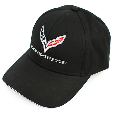 Chevrolet Corvette C7 Black Hat Cap - Shipped In A BOX - 2014-2019 • $22.95