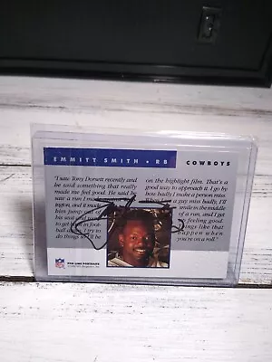 1992 Pro Line Portraits Emmitt Smith Autograph Auto Cowboys • $95