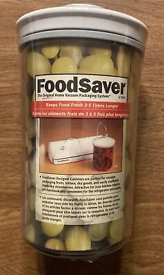 $19.95 • Buy New FoodSaver Vacuum Packaging System 1 Quart Canister
