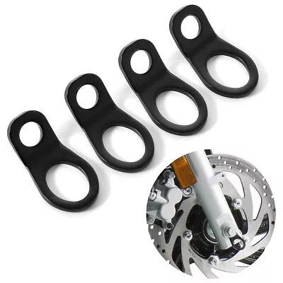 Tie Down Anchors Hooks Dirt Bike Tie Down Strap Rings For Motorcycle 4 PCS Black • $10.15