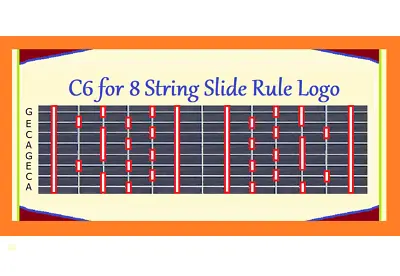 C6 Tuning For 8 Eight String Logo Refrigerator Magnet • $8.98