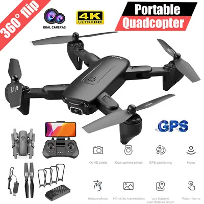 4DRC F6 GPS Drone With 4K HD Camera WIFI FPV RC Foldable Quadcopter Toy • $137