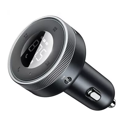 12V LED FM Transmitter MP3 Player Bluetooth USB Car Charger Aux Radio Handsfree • £16.99