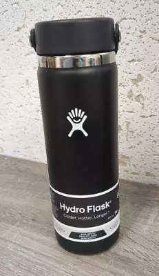 Hydro Flask Wide Mouth 2.0 Flex Cap - Black - 20 Oz • $14.99