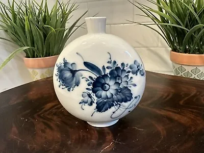 Royal Copenhagen Blue Bouquet Flower Perfume Bottle Bud Vase No Lid VGC 4.25  • $32.99