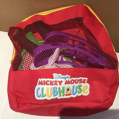 £22.99 • Buy Disney Mickey Mouse Clubhouse Bat Ball Glove Game Set In Red Netted Bag New 