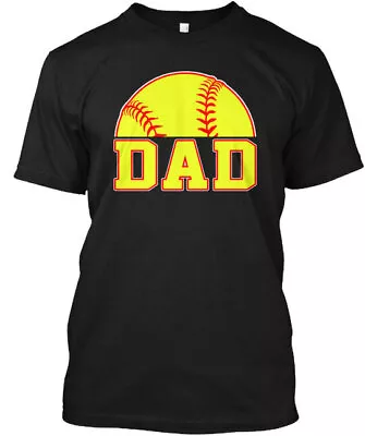 Softball Dad T-Shirt Made In The USA Size S To 5XL • $22.52