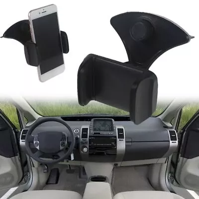 Black Car Mounting Bracket Universal Car CD Slot Car Phone Holder  Car • $13.98