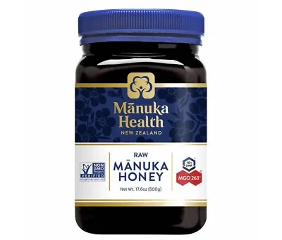 Manuka Health UMF 10+ MGO 263+ Raw & Unpasteurized Honey 1.1lb 17.6 Oz 500g 2025 • $29.95