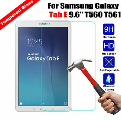 For Samsung Galaxy Tab 3 4 S S2 S4 S5E S6 Tempered Glass Screen Protector Tablet • $25.06