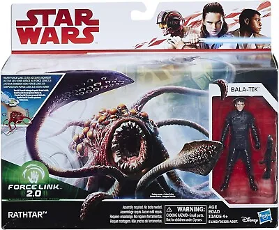 Star Wars Force Link 2.0 10cm Figure Rathtar And Bala-Tik • £10