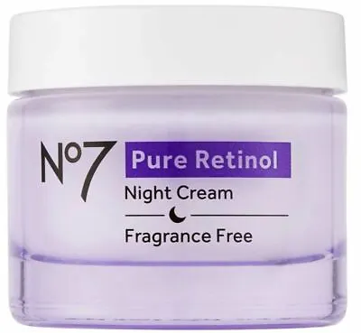 £13.99 • Buy No7 Pure Retinol Night Repair Cream 50ml (Brand New, Boxed)