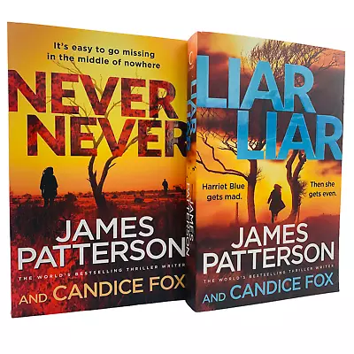 $23.55 • Buy James Patterson & Candice Fox  Large Paperback Book Bundle Thriller Fiction