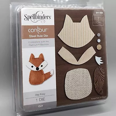 Spellbinders Contour Steel Rule Die SR055 Hey Foxy Scrapbooking Cardmaking Dies • $25