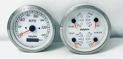 Dolphin Gauges 5  Quad Style GPS Street Rod Gauge Set • $295