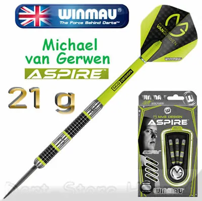 2118 Winmau Steel Darts   Mvg - Michael Van Gerwen Aspire   21g • $91.86