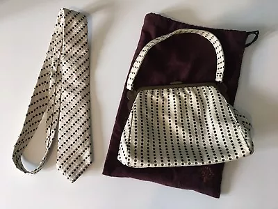 Mulberry Bag Rare Sample Tie Silk Hand Handbag Purse With Tie • £200