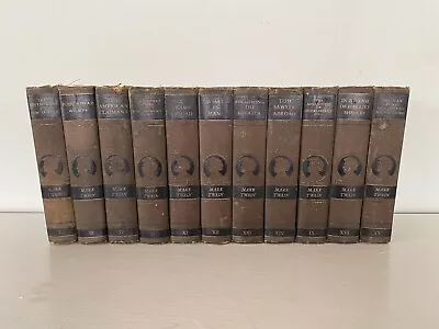 Mark Twain Complete Works 11 Vols Authorized Edition Harper & Brothers (W1) • $59.98