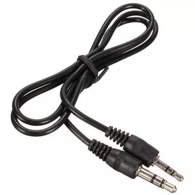 Cable Lead 1.2Mtrs  3.5 Mm Stereo Car Aux Jack To  Phone MP3  • £2.79