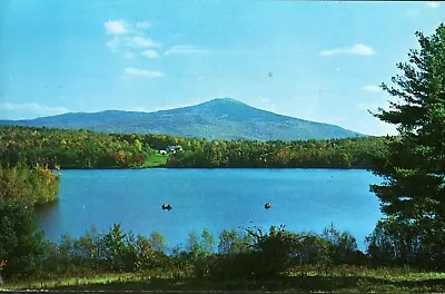 Stone Pond Background Setting Of Mt. Monadnock New Hampshire Postcard • $5.65