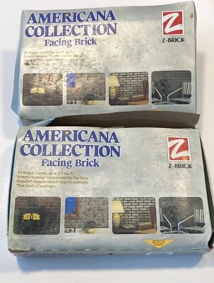 Z-Brick Americana Collection Facing Brick Liberty Gray 8  X 2.25  Brick Veneer • $179.99