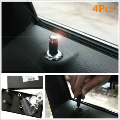 4Pcs Carbon Fiber Interior Dash Door Lock Knob Pins For Auto Car Truck Universal • $24.30