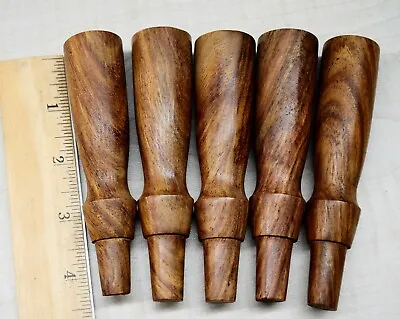 Lot Of 5 New Rosewood Socket Chisel Handles For Vintage Tool Restoration • $34.99