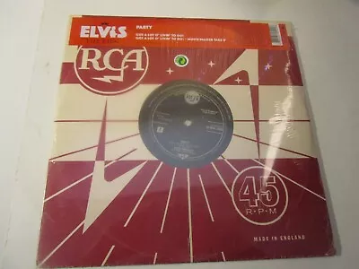 ELVIS PRESLEY Party / Got A Lot  W/RARE TRX  UK  10   Vinyl Single SEALED  G255 • $13.50