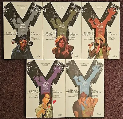Y: The Last Man Deluxe Edition Volume 1-5 Hardcover Brian K. Vaughn Pia Guerra • $99.99