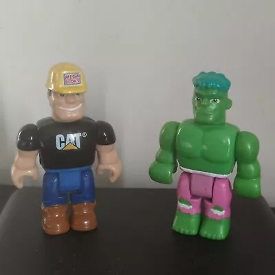 Mega Bloks Figures Hulk & CAT Man Builder • £8.99