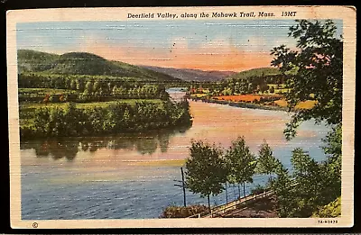 Vintage Postcard 1935 Deerfield Valley Mohawk Trail Massachusetts (MA) • $3.49