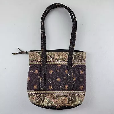 Vera Bradley Vintage Retired Villager Purse Paisley Quilted Petite Shoulder Bag • $19.92