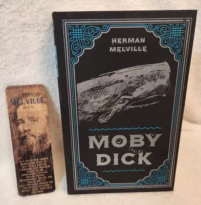 Moby Dick By Herman Melville Soft Faux Leather Flexi Bound Classics + Bookmark • $15