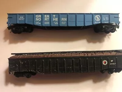 N Scale Gondola Freight Cars Northern Pacific And Great Northern • $16