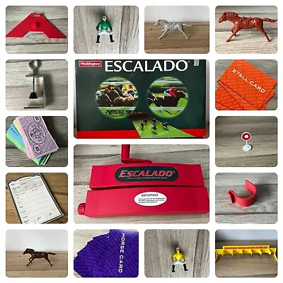 £4.95 • Buy ESCALADO HORSE RACING GAME By CHAD VALLEY * Multi Listing * Spare Pieces & Parts