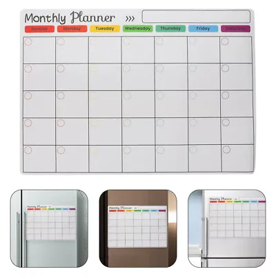  Magnetic Calendar For Fridge Dry Erase Fridge Magnetic Calendar Fridge Magnetic • £10.07