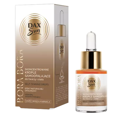DAX SUN CONCENTRATED SELF TANNER FACE AND BODY BRONZING 15ml BORA BORA • £4.69