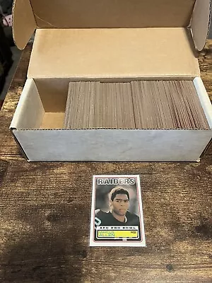 1983 Topps Football Complete Card Set (396)  EXCELLENT COND/ Marcus Allen Rookie • $89.95