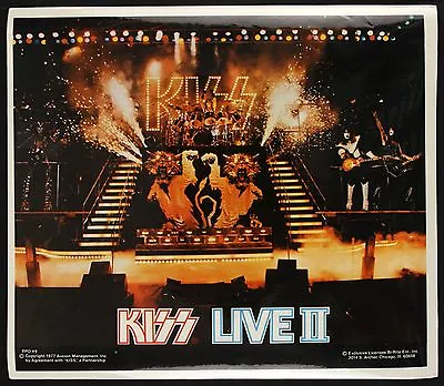 1977 Kiss Live II Putons Gene Simmons Peter Criss Ace Frehley Paul Stanley 8x10 • £14.25