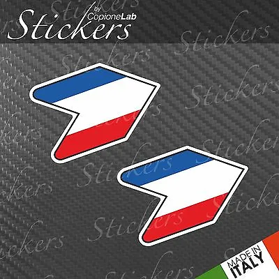 2 Adhesives Auto Motorcycle Jdm Sticker Bomb Wakaba Leaf France Flag Small • $6.02