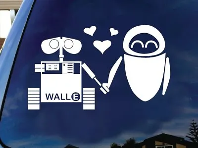 Wall-E White Color Car Truck SUV Laptop Macbook Mac Air Trackpad Toolbox Decal • $8.99