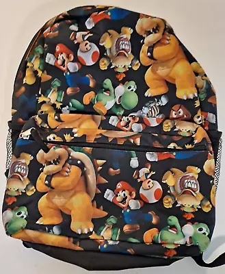 Super Mario & Friends Nintento Kids School Backpack. • $9.99