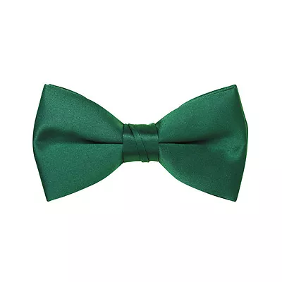 New Mens Emerald Green Satin Tuxedo Vest Bow Tie Real Pockets USA Best Quality • $42.95