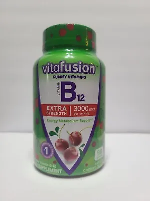 Vitafusion Extra Strength Vitamin B12 3000 Mg Gummy Vitamins 90 Ct Exp. 12/2024 • $10