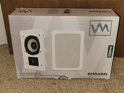 VM Audio Shaker 5.25  150W 2 Way In-Wall High Fidelity Surround Sound Speaker • $50