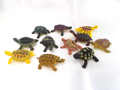 $4.50 • Buy LOTS Of 11  TURTLES AQUARIUM DECORATIONS SUPPLIES AND CRAFT SUPPLIES