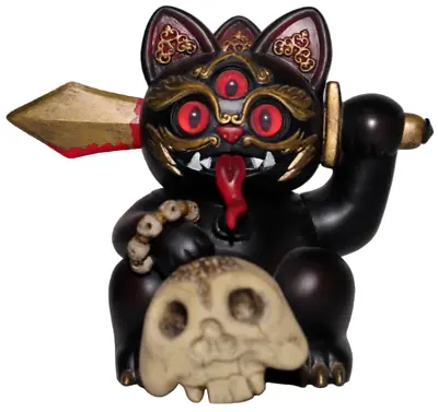 Playge Misfortune Cat X Andrew Bell Squadt Ferg Jamungo Figure Black • $299.94