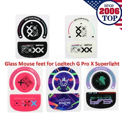 Tempered Glass Mouse Feet Sticker For Logitech G Pro X Superlight Wireless Mouse • $11.19